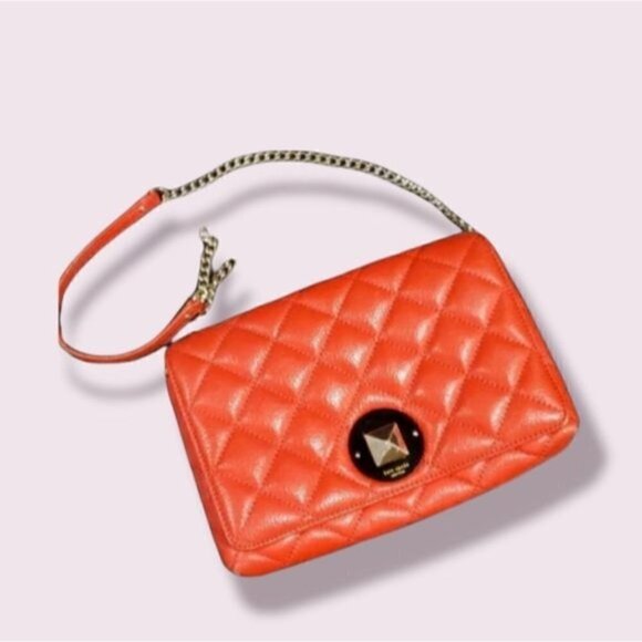 Kate Spade Women Rare Lamb crossbody leather (lambskin) quilted bag - Picture 1 of 16